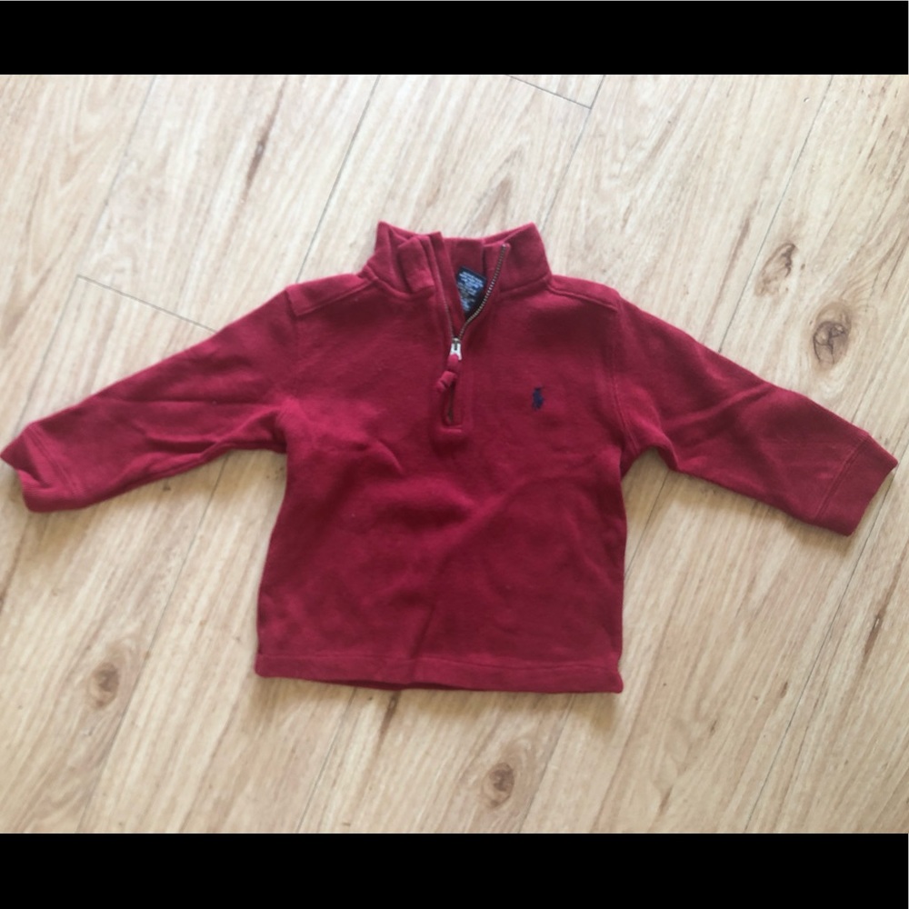 Quarter zip polo by Ralph Lauren for toddler